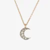Kismet By Milka 14Ct Rose Gold And Diamond Moon Necklace^The Alkemistry Hot