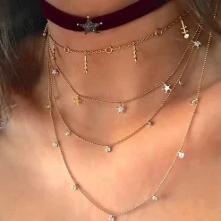 Kismet By Milka 14Ct Rose Gold And Diamond Drop Necklace^The Alkemistry Best Sale