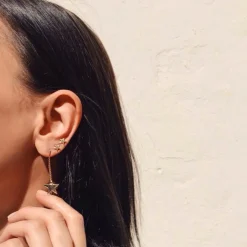 Kismet By Milka 14Ct Rose Gold Mini Star Earrings^The Alkemistry Best