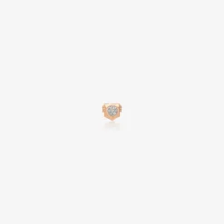 Kismet By Milka 14Ct Rose Gold And Diamond Leo Sign Earring (Single)^The Alkemistry Discount