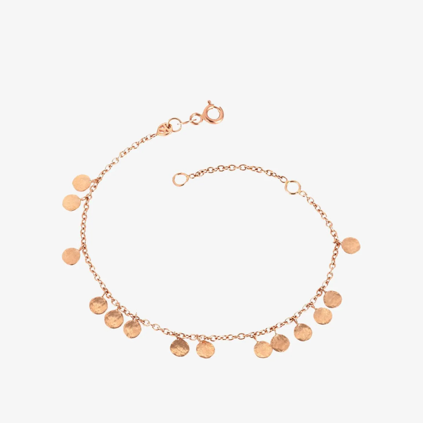 Kismet By Milka 14Ct Rose Gold Dangle Circles Bracelet^The Alkemistry Store