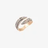 Kismet By Milka 14Ct Rose Gold Diamond Double Row Feather Pinky^The Alkemistry Cheap