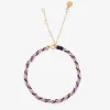 Kumachi - 18Ct Gold, Purple Mix Woven Chain Bracelet^The Alkemistry Cheap
