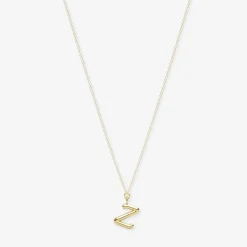 Love Letter - 18Ct Gold, Initial Pendant Chain Necklace^The Alkemistry Shop