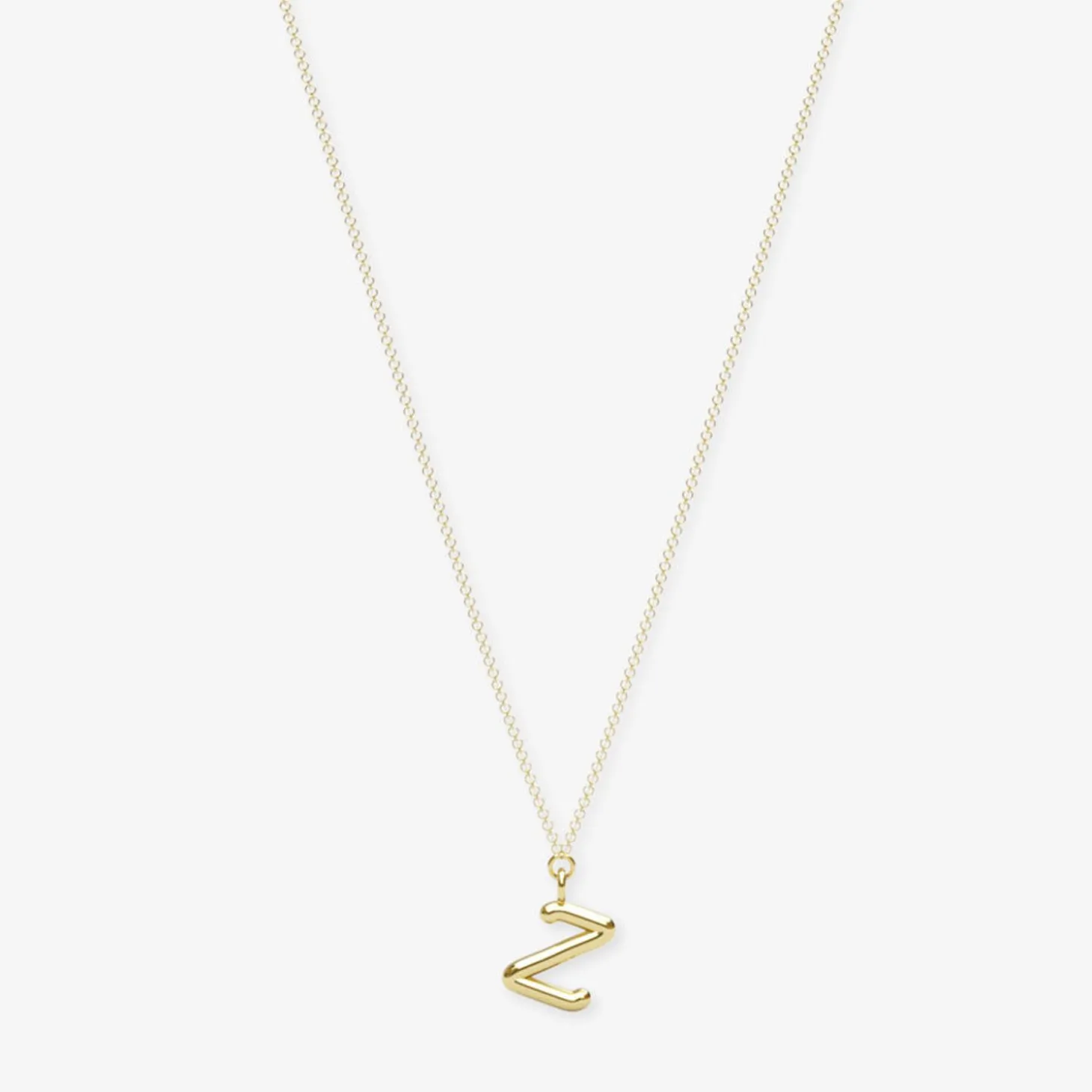 Love Letter - 18Ct Gold, Initial Pendant Chain Necklace^The Alkemistry Shop