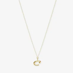 Love Letter - 18Ct Gold, Initial Pendant Chain Necklace^The Alkemistry Shop