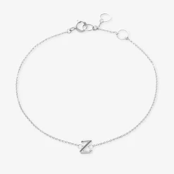 Love Letter - 18Ct Gold, Initial Chain Bracelet^The Alkemistry Outlet