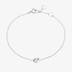 Love Letter - 18Ct Gold, Initial Chain Bracelet^The Alkemistry Outlet
