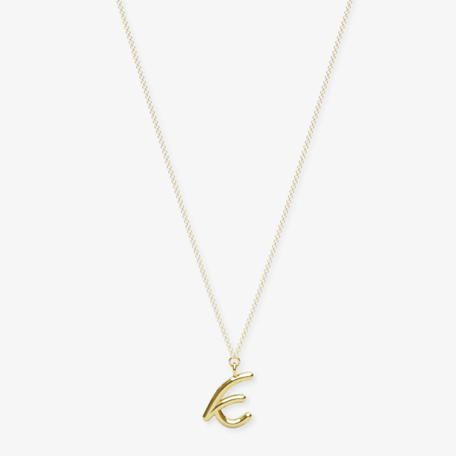 Love Letter - 18Ct Gold, Initial Pendant Chain Necklace^The Alkemistry Sale