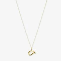 Love Letter - 18Ct Gold, Initial Pendant Chain Necklace^The Alkemistry Sale