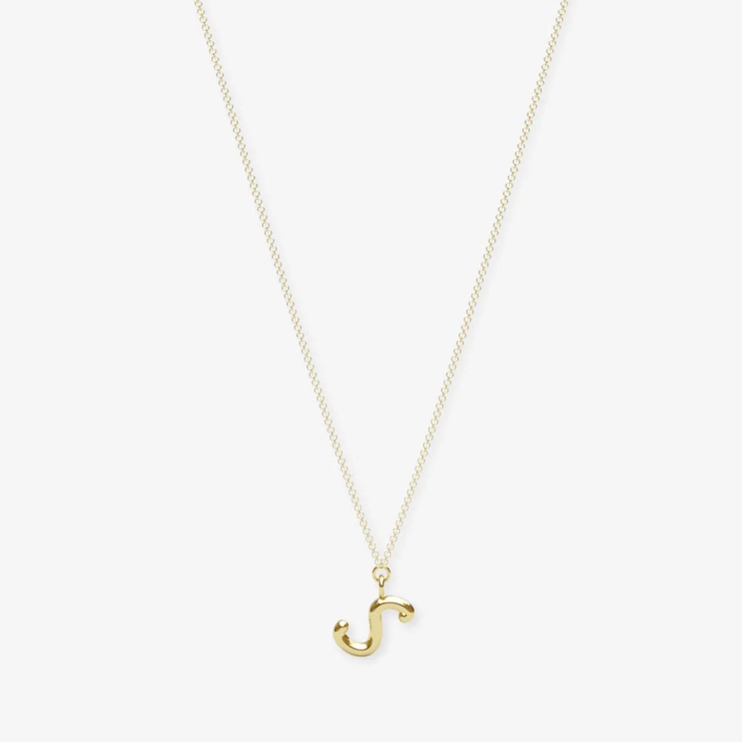 Love Letter - 18Ct Gold, Initial Pendant Chain Necklace^The Alkemistry Sale