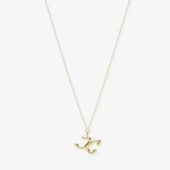 Love Letter - 18Ct Gold, Initial Pendant Chain Necklace^The Alkemistry Sale