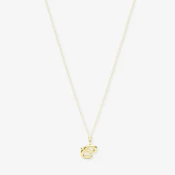 Love Letter - 18Ct Gold, Initial Pendant Chain Necklace^The Alkemistry Sale
