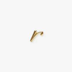 Love Letter - 18Ct Gold, Initial Stud (Single)^The Alkemistry Fashion