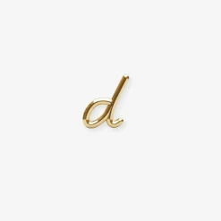 Love Letter - 18Ct Gold, Initial Stud (Single)^The Alkemistry Fashion