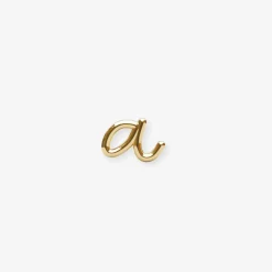 Love Letter - 18Ct Gold, Initial Stud (Single)^The Alkemistry Hot