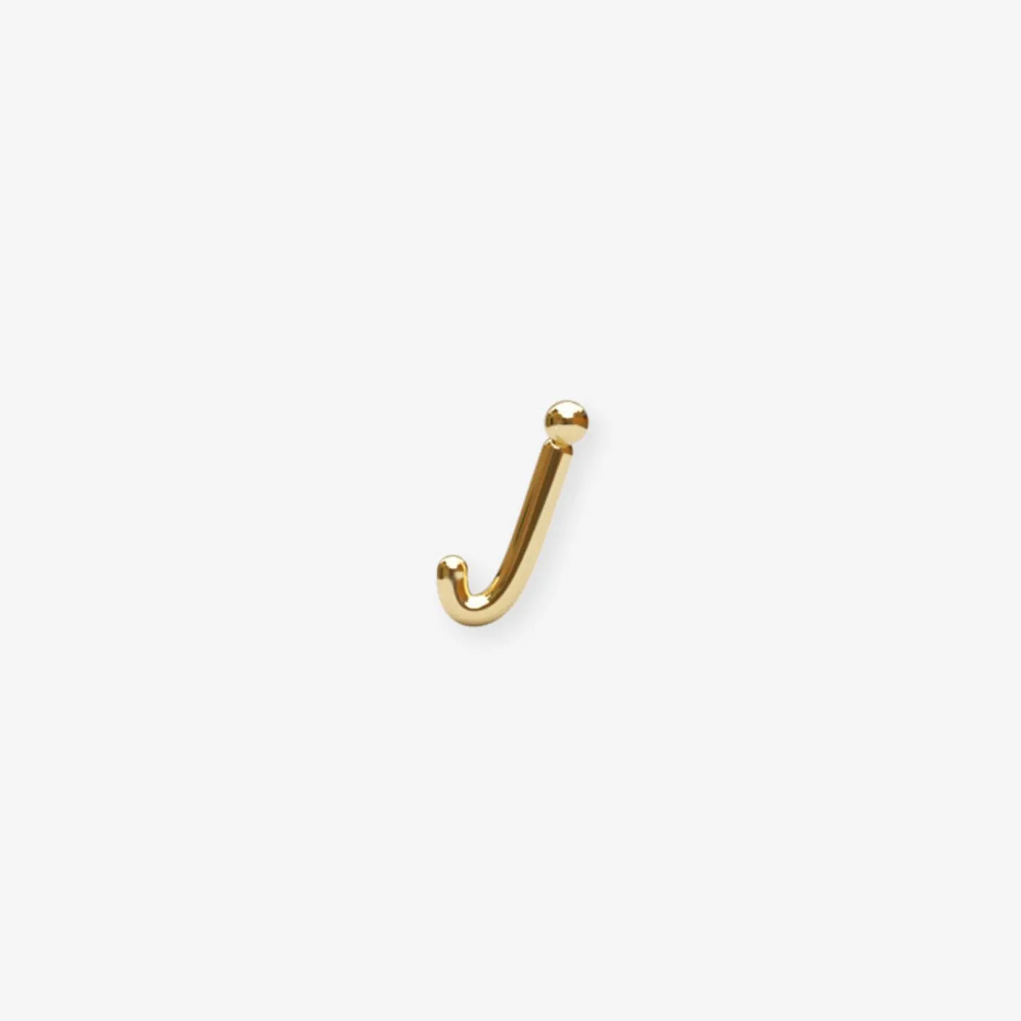 Love Letter - 18Ct Gold, Initial Stud (Single)^The Alkemistry Hot