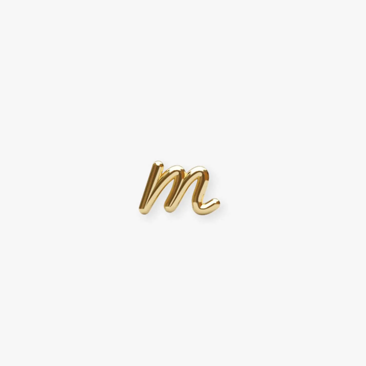 Love Letter - 18Ct Gold, Initial Stud (Single)^The Alkemistry Hot