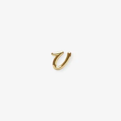 Love Letter - 18Ct Gold, Initial Stud (Single)^The Alkemistry Hot