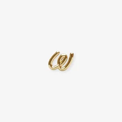 Love Letter - 18Ct Gold, Initial Stud (Single)^The Alkemistry Hot