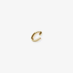 Love Letter - 18Ct Gold, Initial Stud (Single)^The Alkemistry Hot