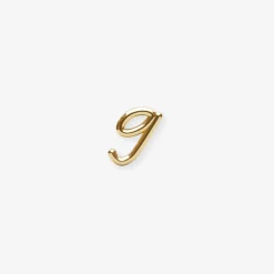 Love Letter - 18Ct Gold, Initial Stud (Single)^The Alkemistry Hot