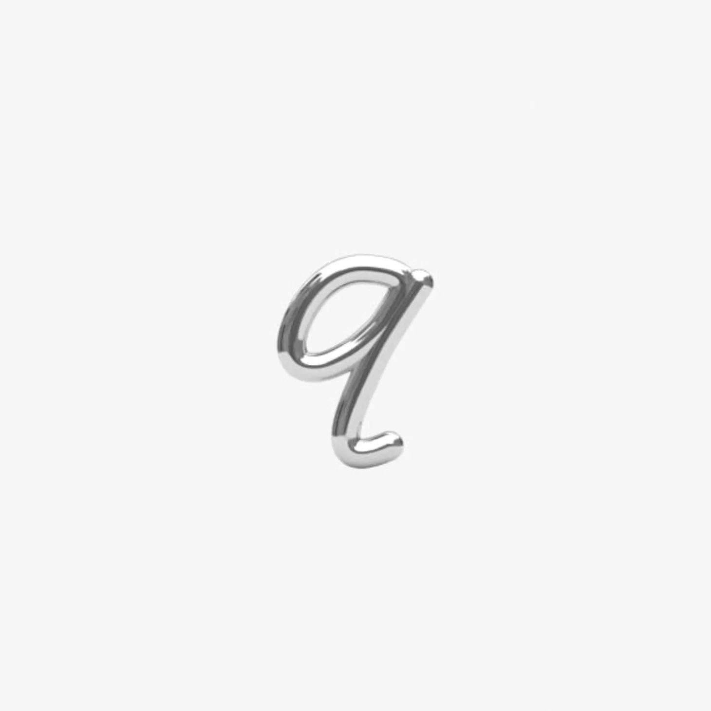 Love Letter - 18Ct Gold, Initial Stud (Single)^The Alkemistry Flash Sale
