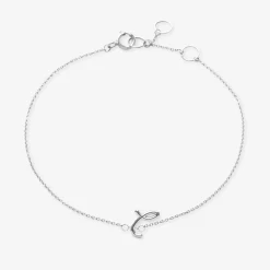 Love Letter - 18Ct Gold, Initial Chain Bracelet^The Alkemistry Best