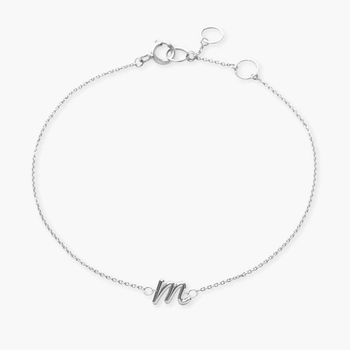 Love Letter - 18Ct Gold, Initial Chain Bracelet^The Alkemistry Best
