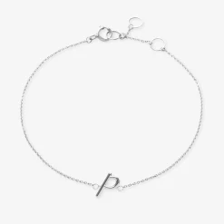 Love Letter - 18Ct Gold, Initial Chain Bracelet^The Alkemistry Best