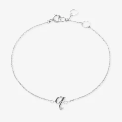 Love Letter - 18Ct Gold, Initial Chain Bracelet^The Alkemistry Best