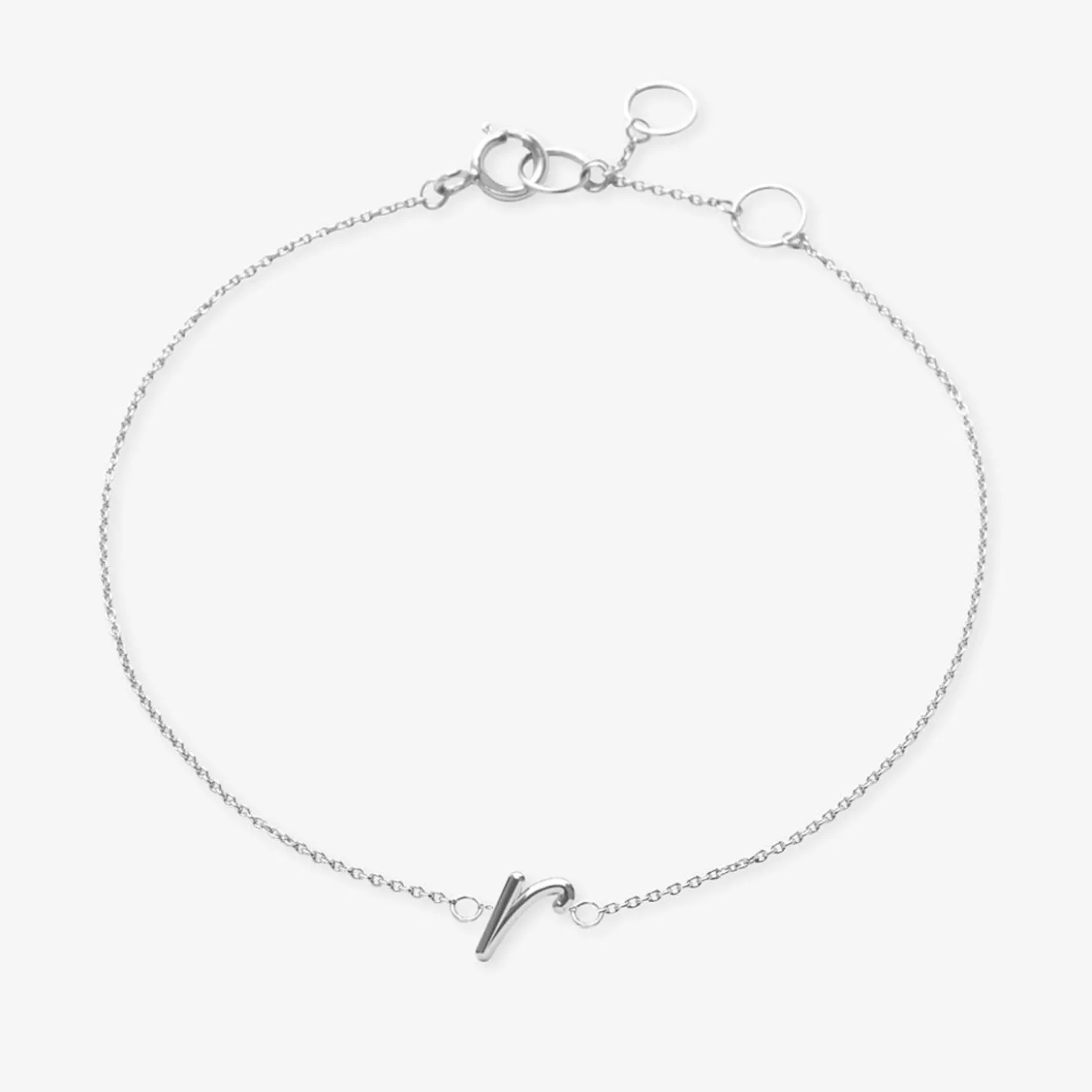 Love Letter - 18Ct Gold, Initial Chain Bracelet^The Alkemistry Best