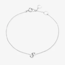 Love Letter - 18Ct Gold, Initial Chain Bracelet^The Alkemistry Best