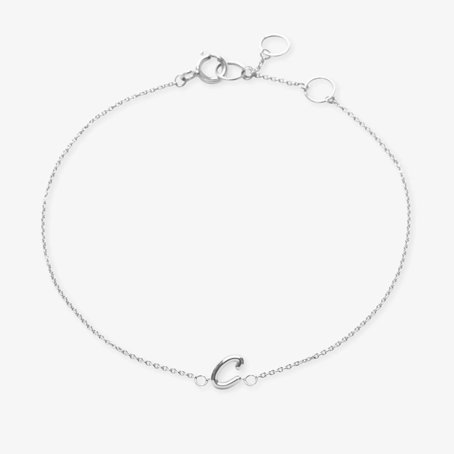 Love Letter - 18Ct Gold, Initial Chain Bracelet^The Alkemistry Best