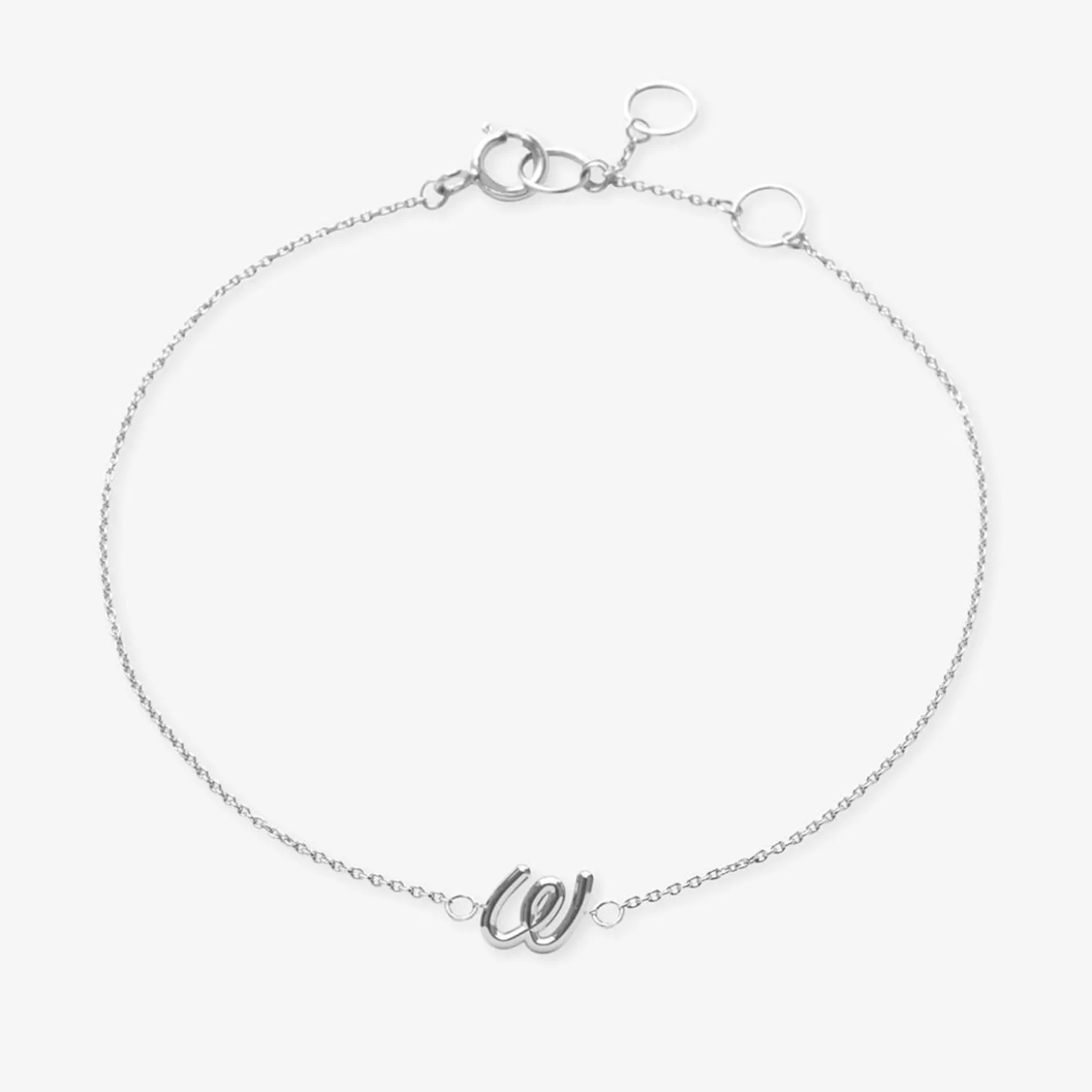 Love Letter - 18Ct Gold, Initial Chain Bracelet^The Alkemistry Best