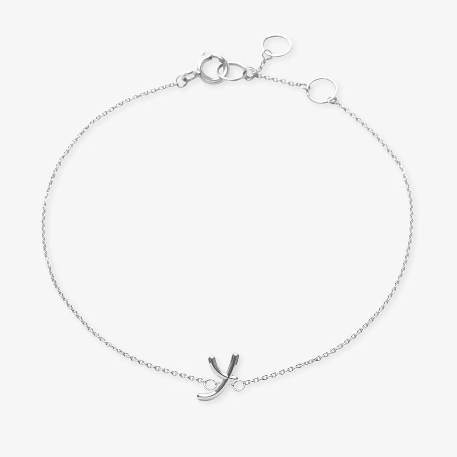 Love Letter - 18Ct Gold, Initial Chain Bracelet^The Alkemistry Best