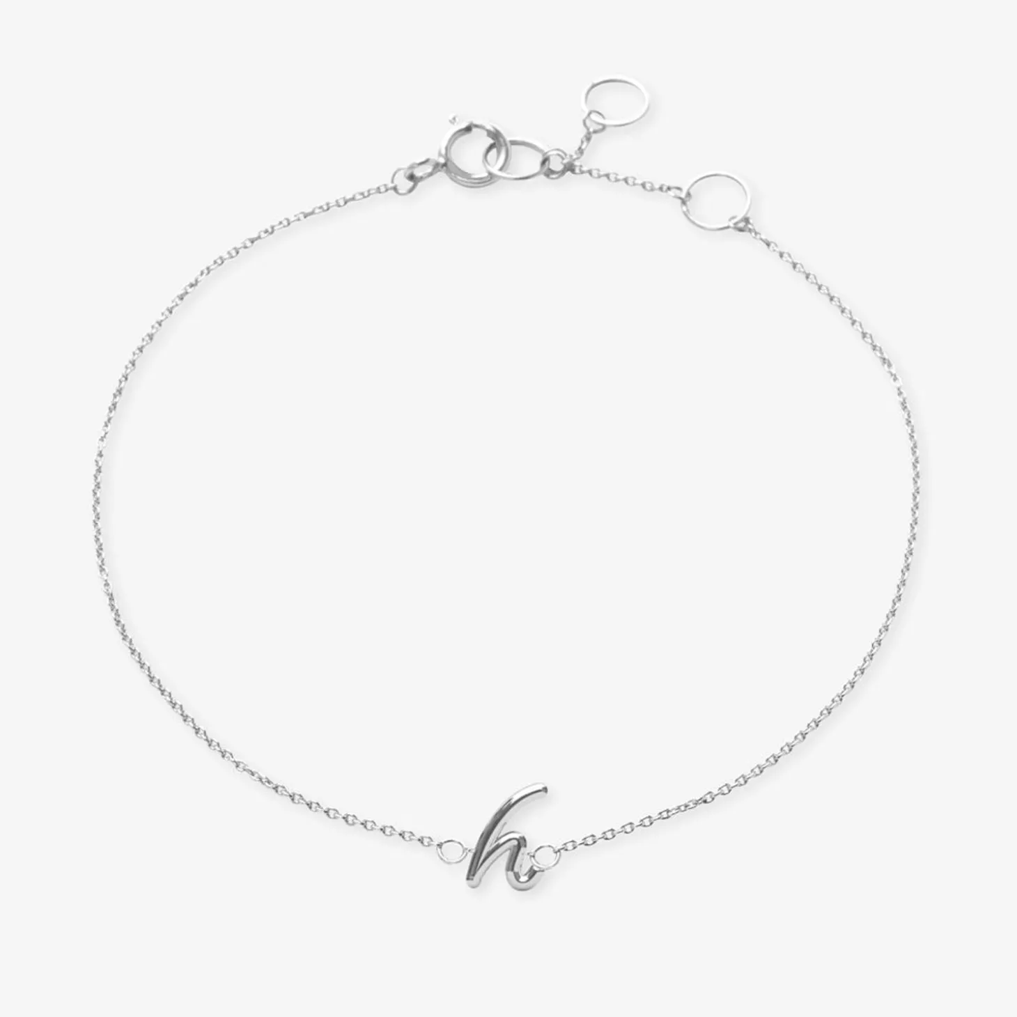 Love Letter - 18Ct Gold, Initial Chain Bracelet^The Alkemistry Best