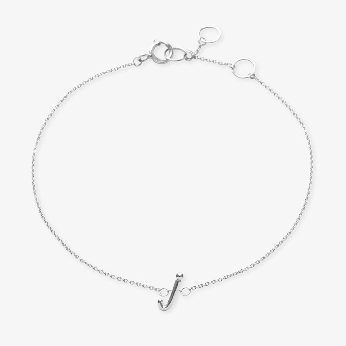Love Letter - 18Ct Gold, Initial Chain Bracelet^The Alkemistry Best