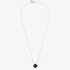 Morganne Bello 18Ct Rose Gold Victoria Diamond Black Onyx Necklace^The Alkemistry Hot