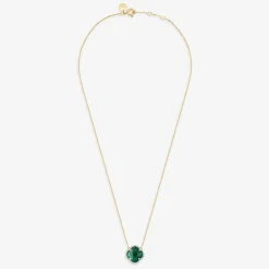 Morganne Bello 18Ct Yellow Gold Diamond Victoria Green Agate Necklace^The Alkemistry Flash Sale