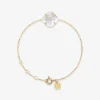 Morganne Bello 18Ct Yellow Gold Clover Mother Of Pearl Chain Bracelet^The Alkemistry Best Sale