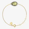 Morganne Bello 18Ct Yellow Gold Alma Pear Olive Quartz Diamond Bracelet^The Alkemistry Cheap