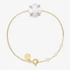 Morganne Bello 18Cy Yellow Gold Victoria Mother Of Pearl Claw Diamond Bracelet^The Alkemistry Shop