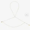 Nude Shimmer - 18Ct Gold, Fine Shimmer Double Hand Bracelet^The Alkemistry Flash Sale
