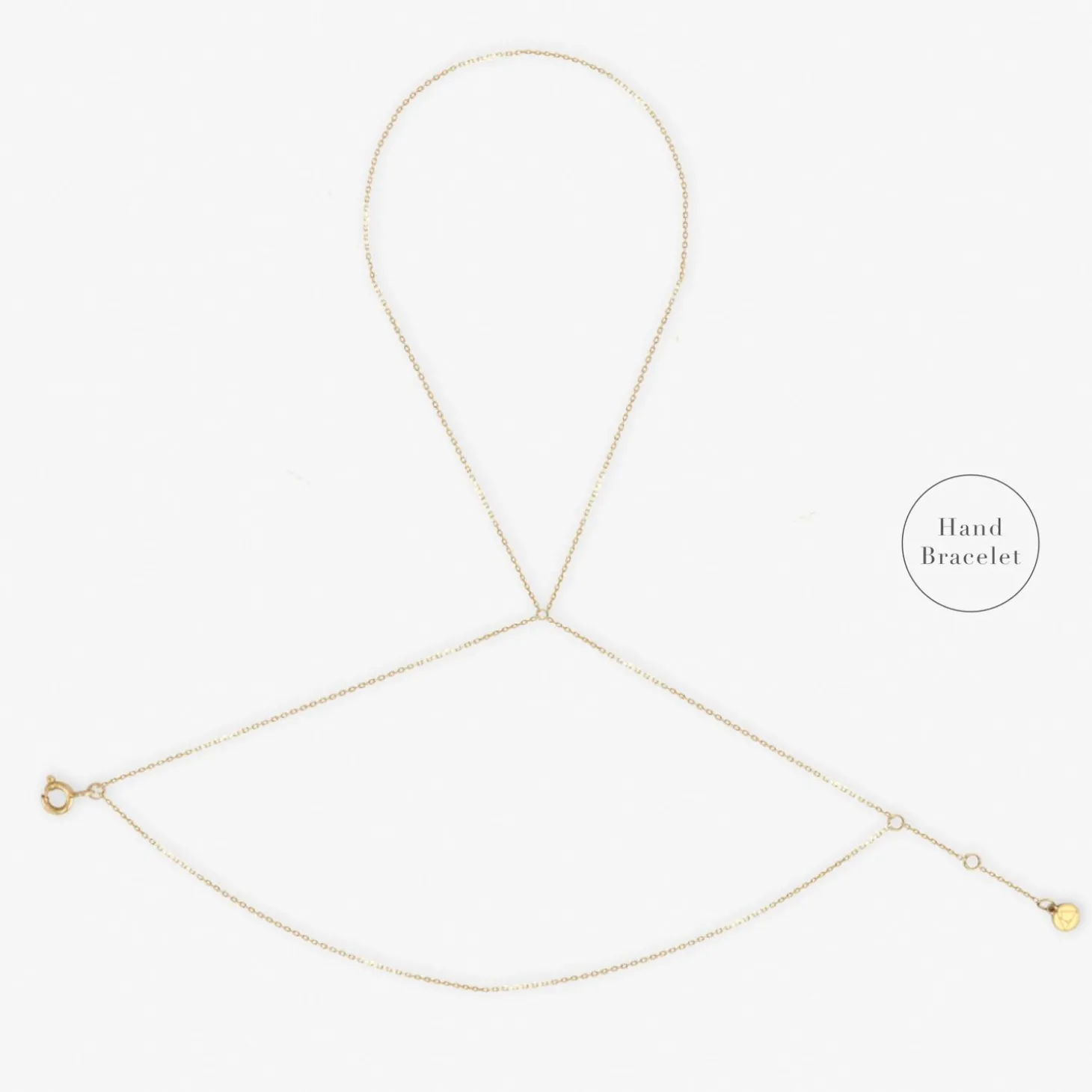 Nude Shimmer - 18Ct Gold, Fine Shimmer Double Hand Bracelet^The Alkemistry Flash Sale