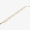 Nude Shimmer - 18Ct Gold, Fine Shimmer 5 Strand Adjuster Bracelet^The Alkemistry Sale