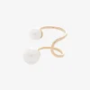 Poppy Finch 14Ct Yelllow Gold Double Pearl Ear Cuff (Single)^The Alkemistry Best Sale