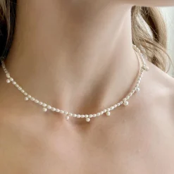 Poppy Finch 14Ct Yellow Gold Keshi Pearl Dangle Necklace^The Alkemistry Fashion
