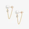 Poppy Finch 14Ct Yellow Gold Diamond Wraparound Earrings (Pair)^The Alkemistry Outlet