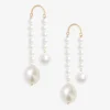 Poppy Finch 14Ct Yellow Gold Hi Low Pearl Crescent Earrings (Pair)^The Alkemistry Best Sale